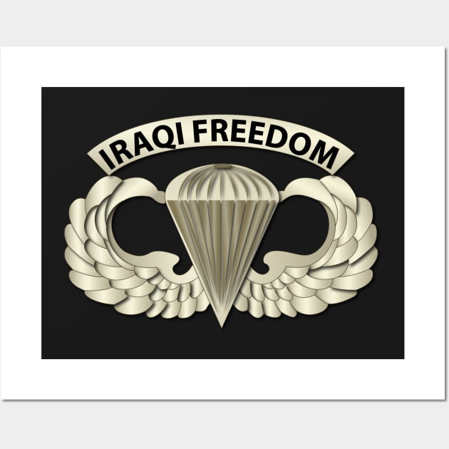 Airborne Badge - Iraqi Freedom Wall Art by twix123844